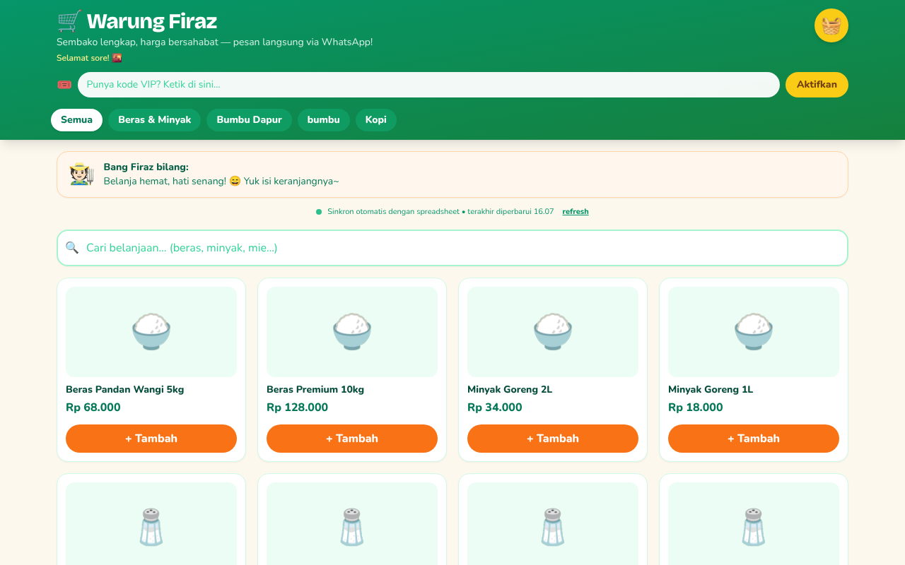 warung-firaz app