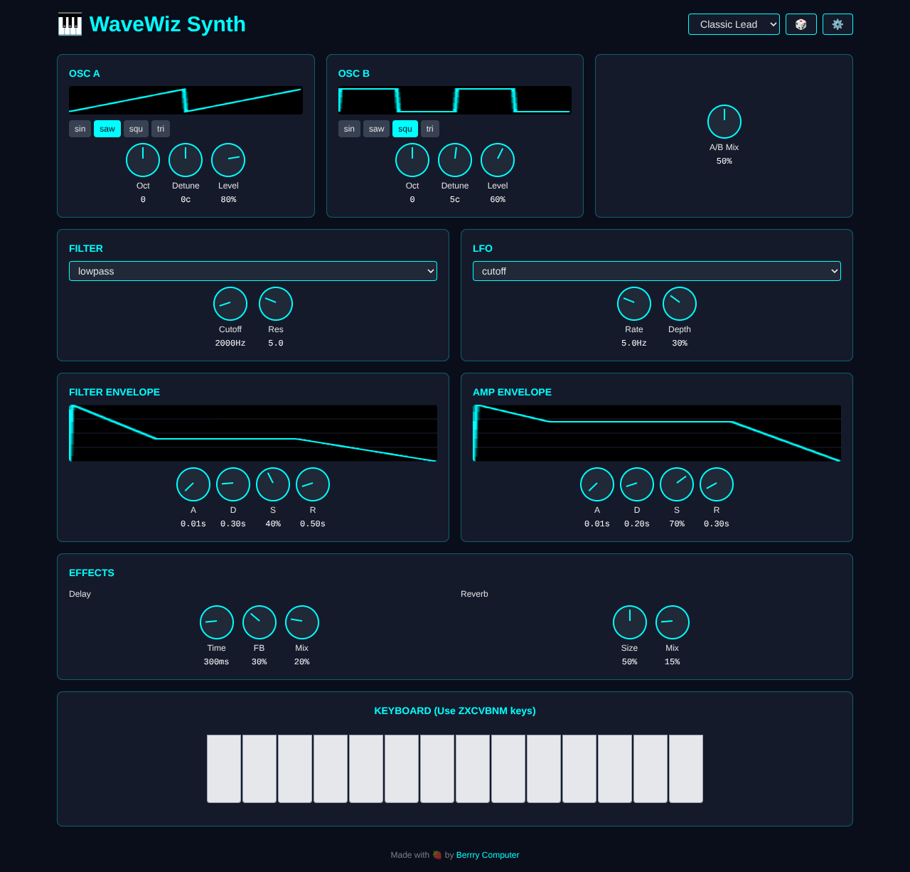 WaveWiz Synth Studio screenshot