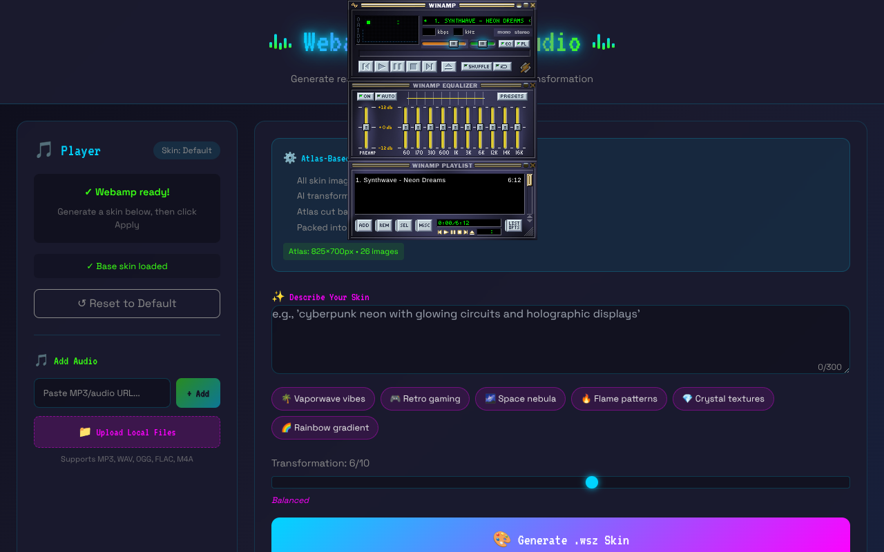 webamp-ai app