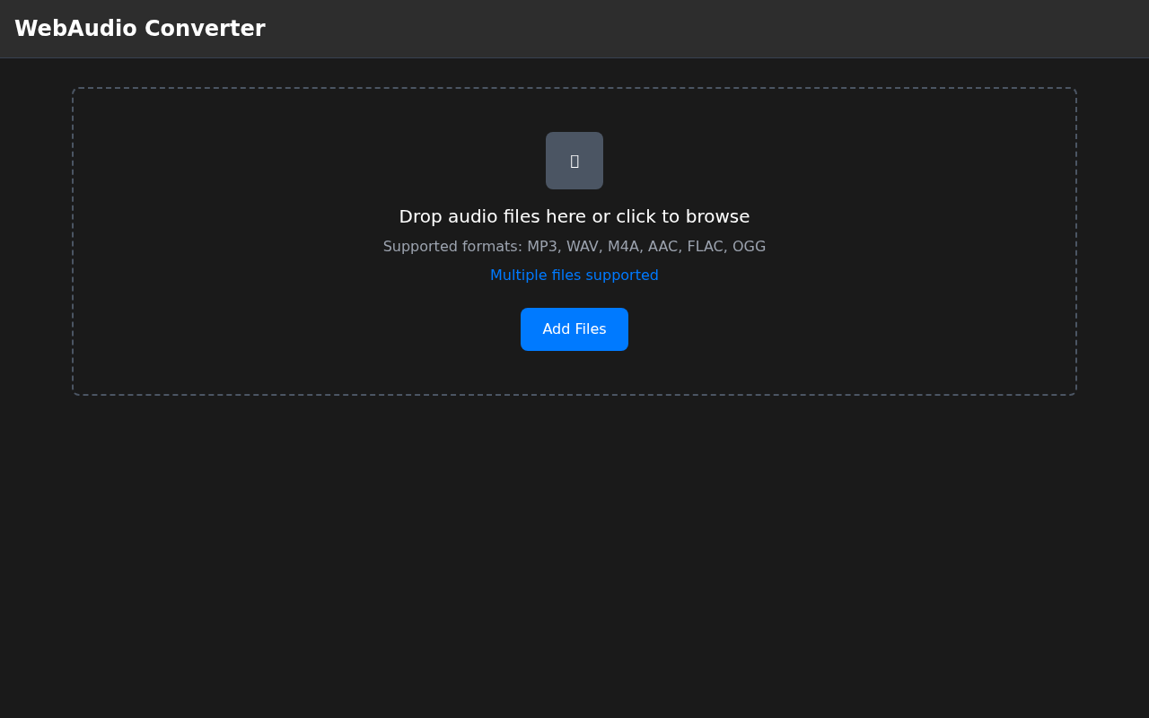 webaudioconverter app