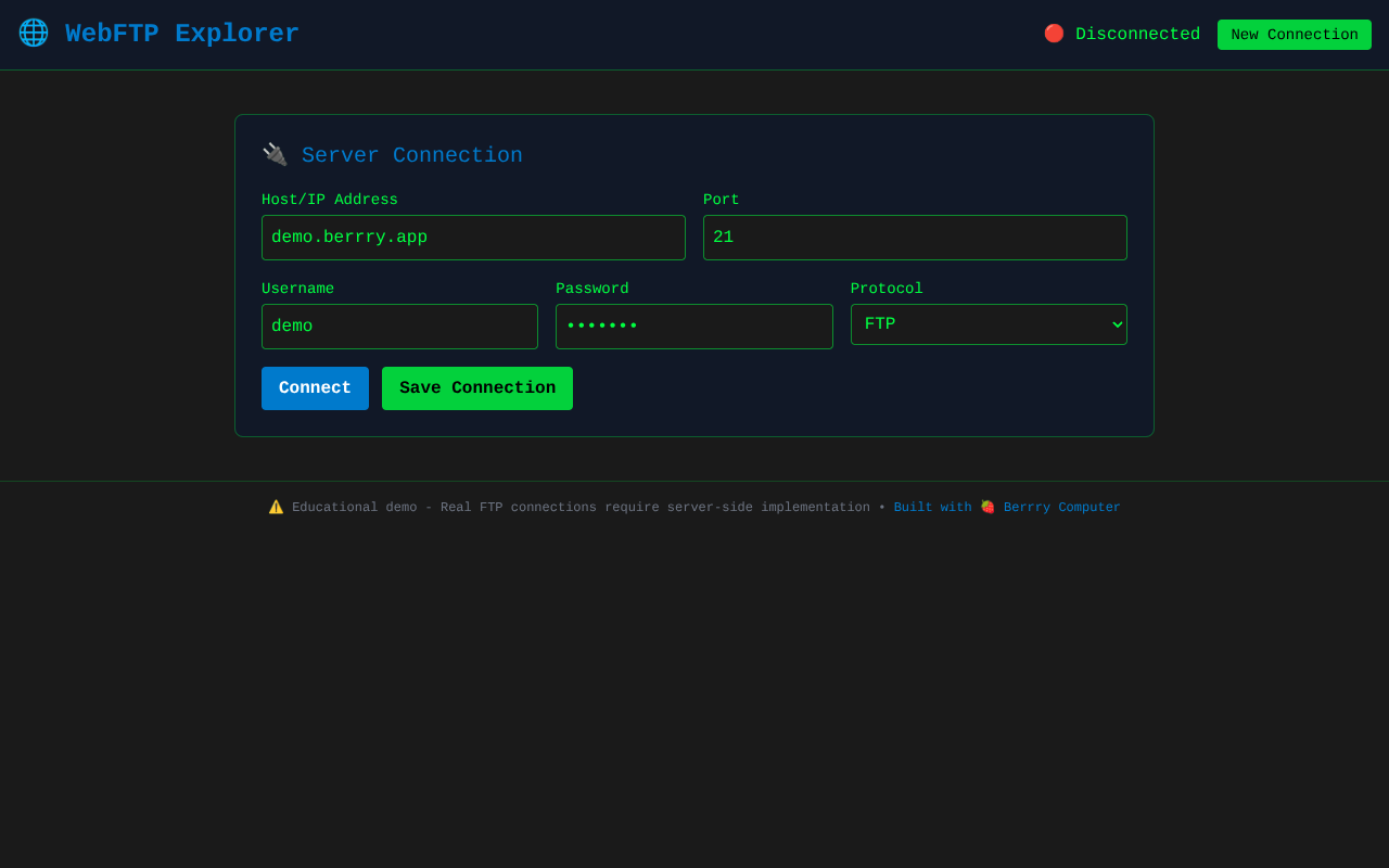 webftp app