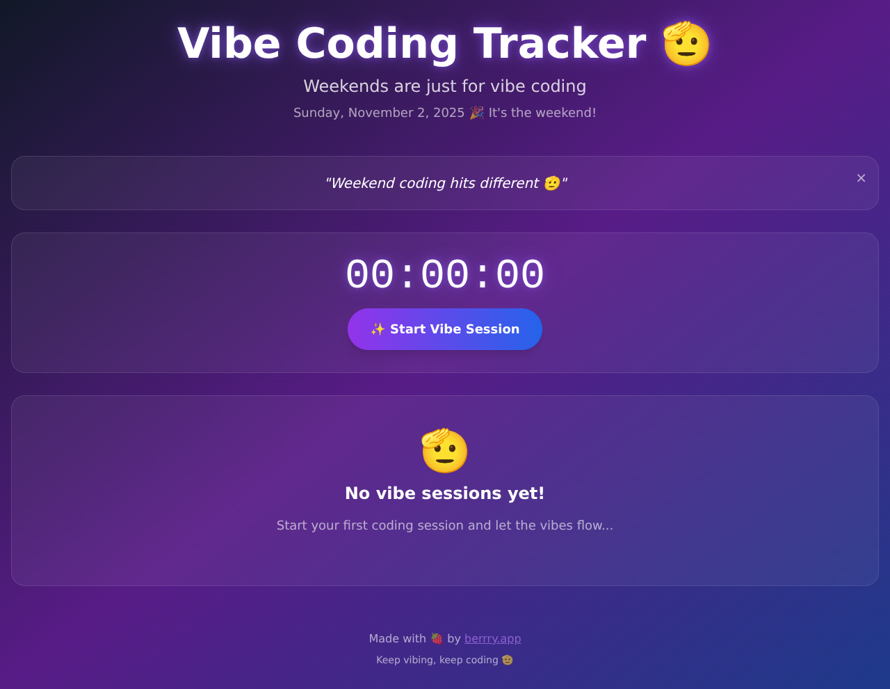 weekendcode app