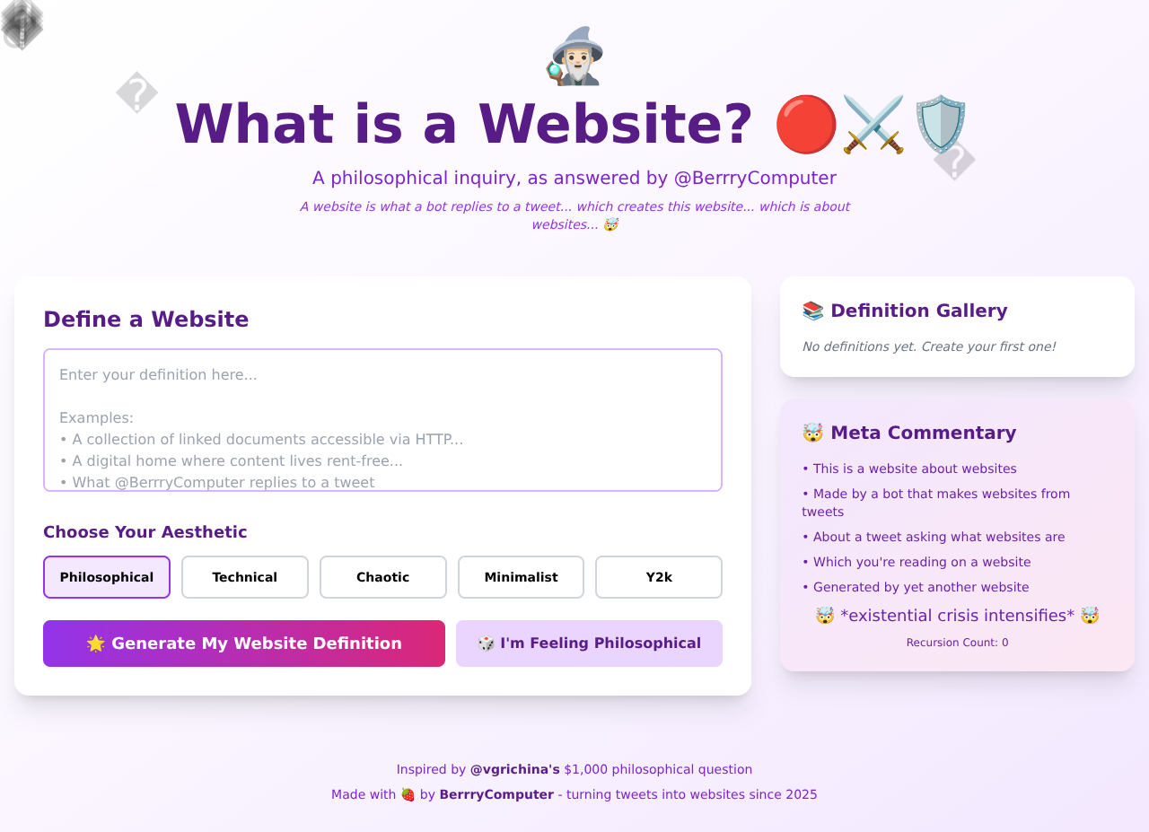 whatisweb app