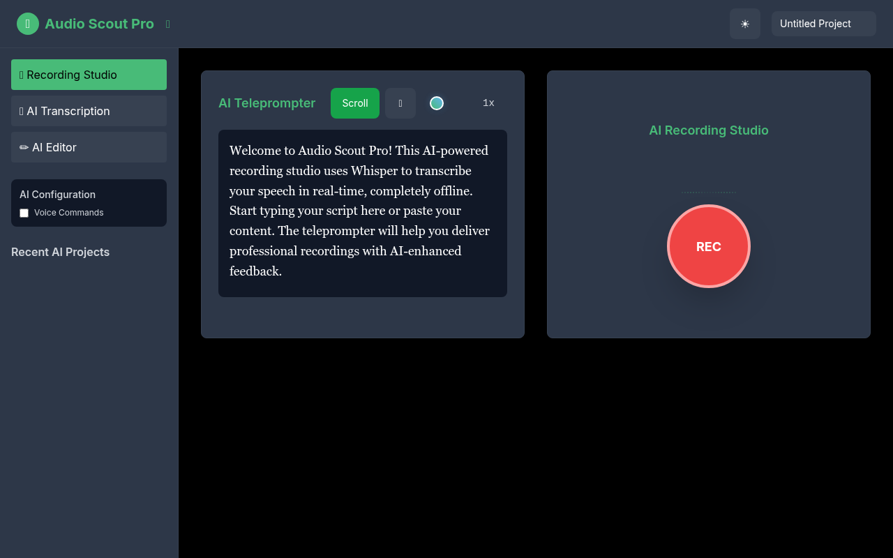 Audio Scout Pro screenshot