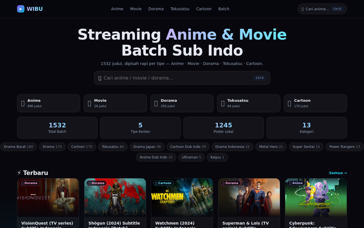 WibuStream Mirror screenshot