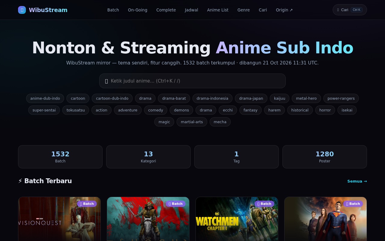 WibuStream screenshot