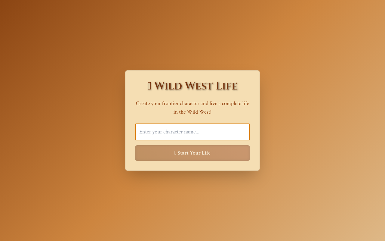 wildwestlife app