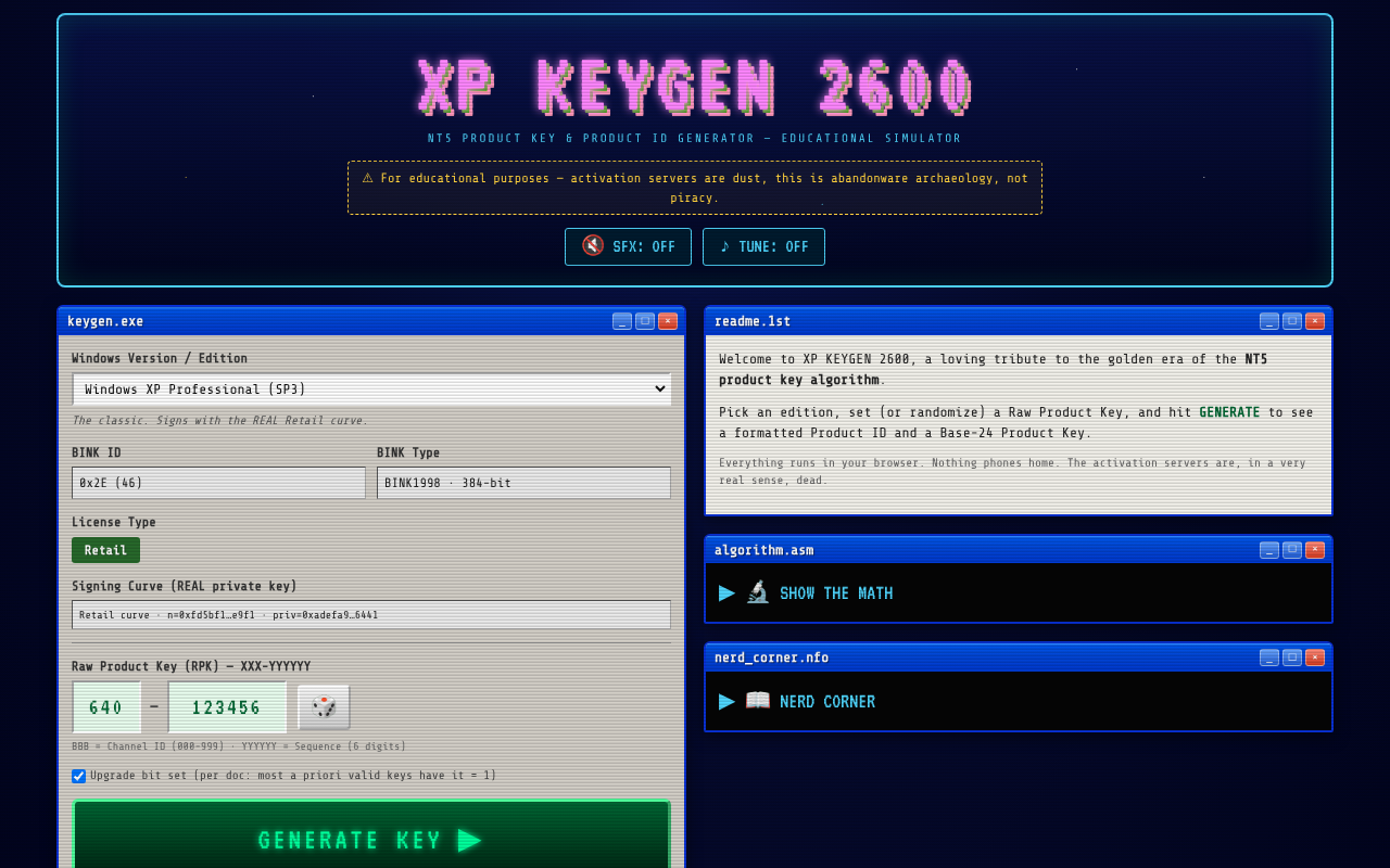 windows-keygen-simulator app