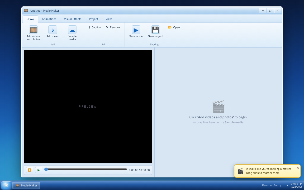 windows-movie-maker app