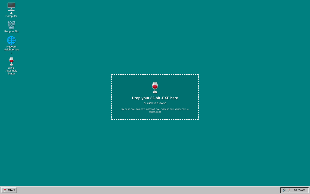 wine-assembly-windows app