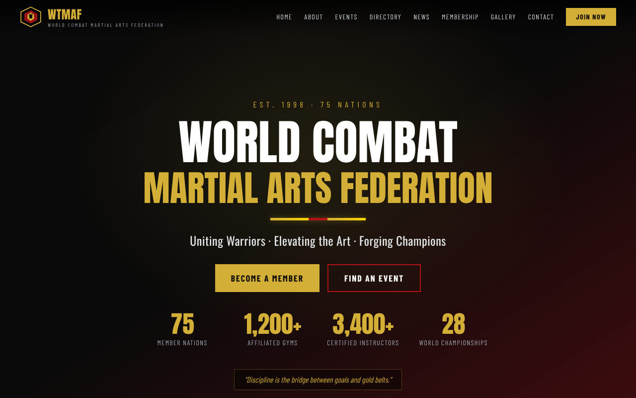 world-combat-martial app