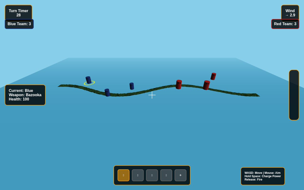Worm Wars 3D screenshot