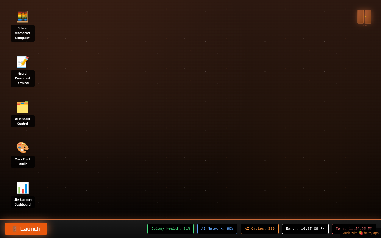 Mars OS Simulator screenshot