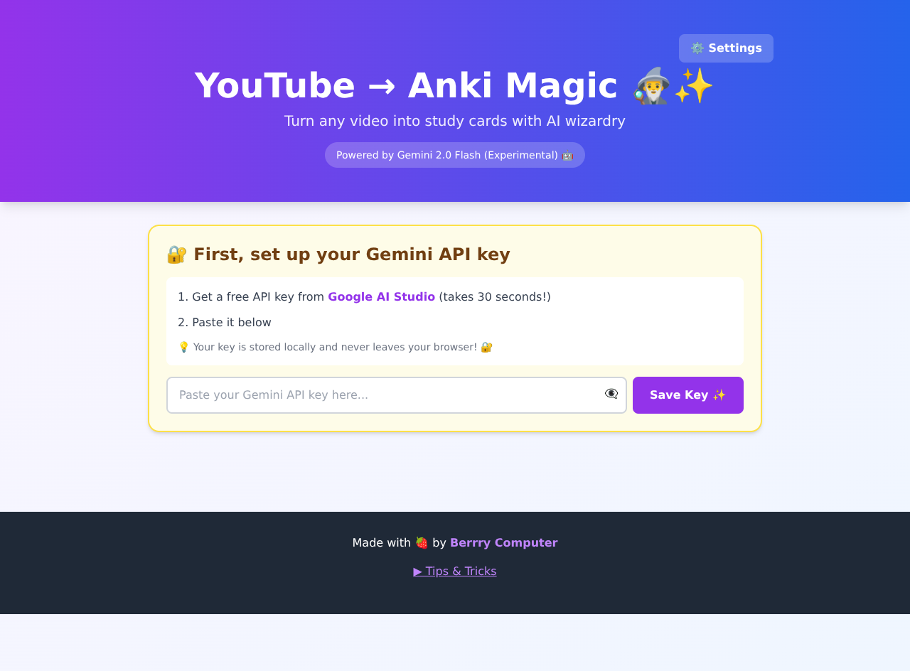 yt2anki app