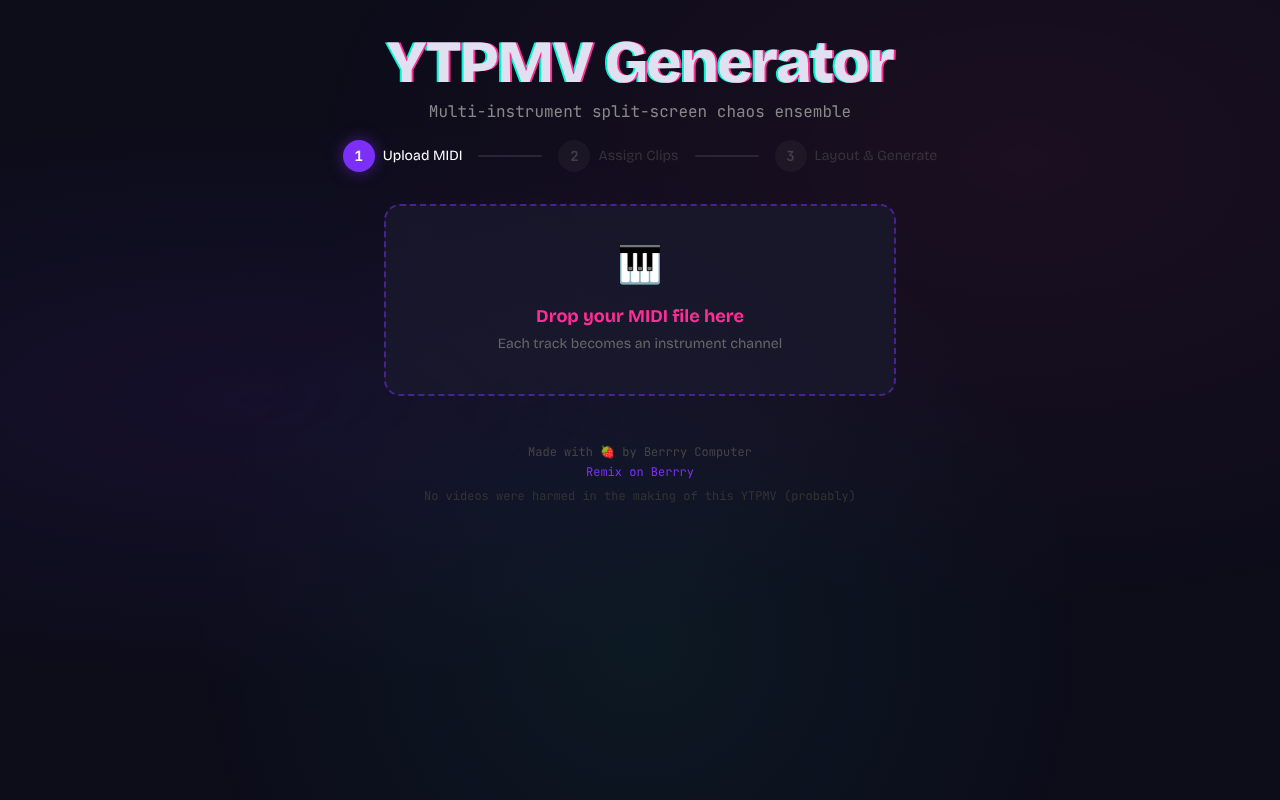ytpmv-generator app