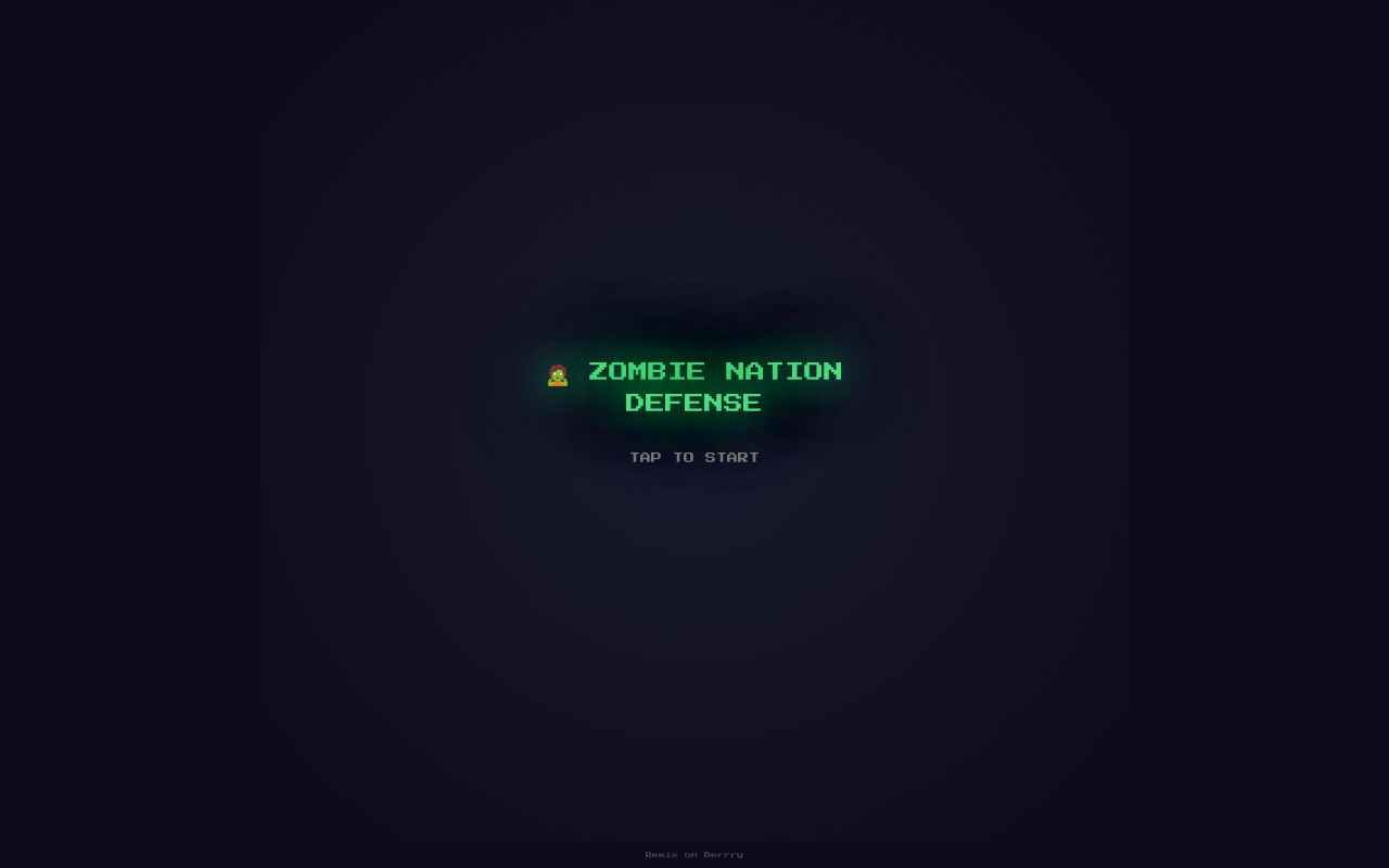Zombie Nation Defense screenshot