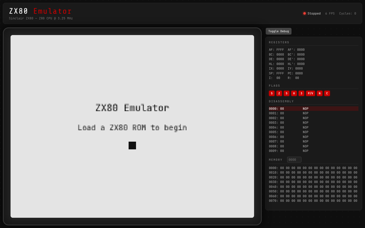 zx80emu app