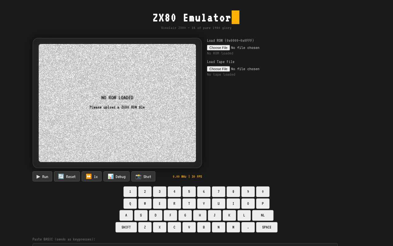 zx80emulator app